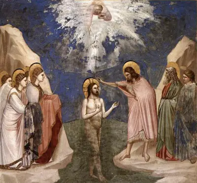 Le Baptême du Christ Giotto
